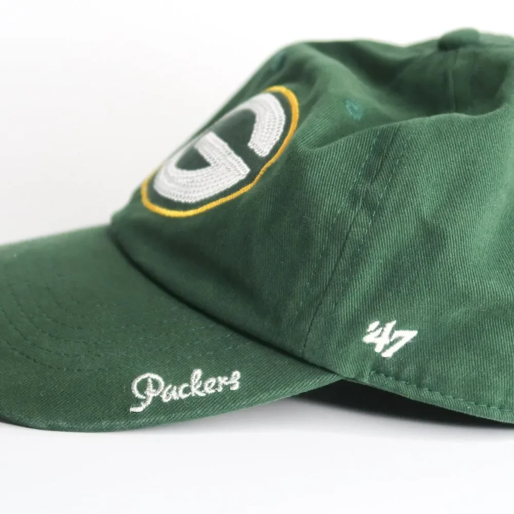 Green Bay Packers Womens Baseball Cap Green NFL‎ Sequins '47 Football Sports